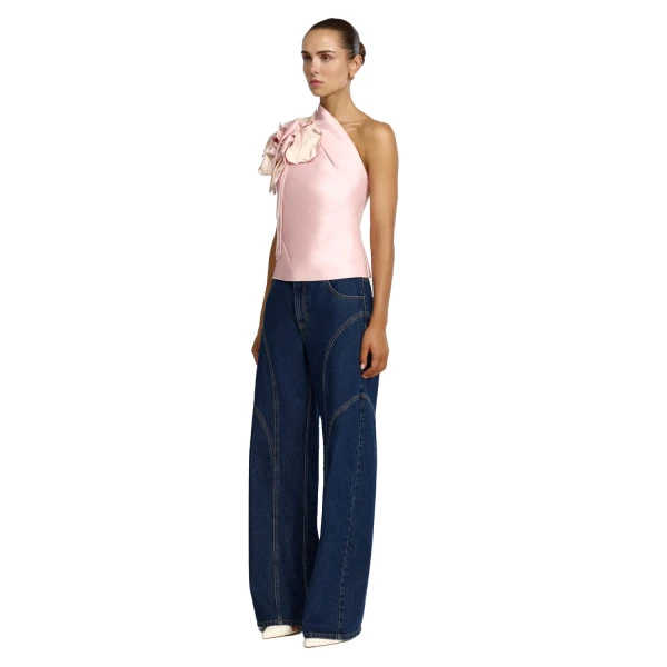 Acler Radburn Top in Lily In Bloom, view 2