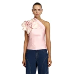 Acler Radburn Top in Lily In Bloom