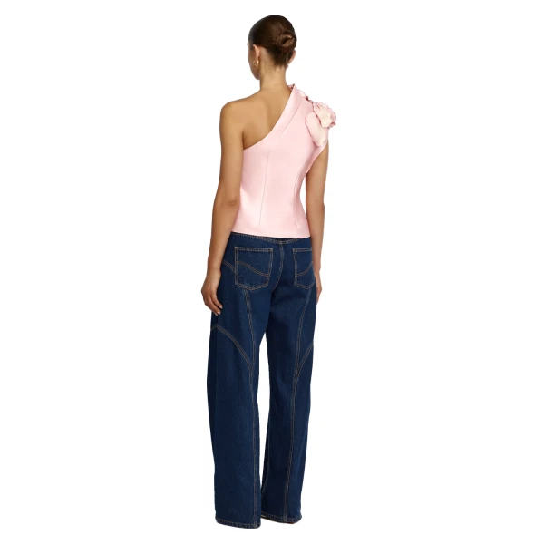 Acler Radburn Top in Lily In Bloom, view 3
