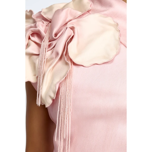 Acler Radburn Top in Lily In Bloom, view 4