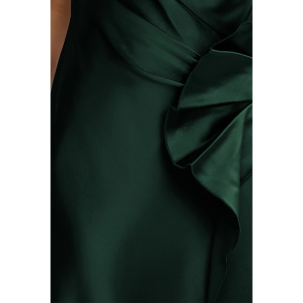 Acler Ramshaw Maxi Dress in Midnight Green, view 4