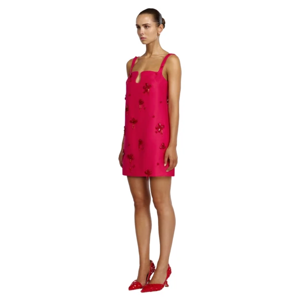 Acler Rex Mini Dress in Corte Pink, view 2