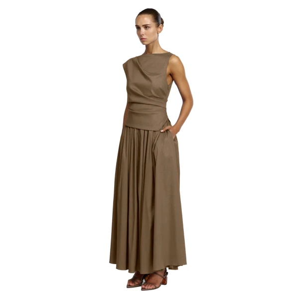 Acler Robakker Maxi Dress in Sepia, view 2