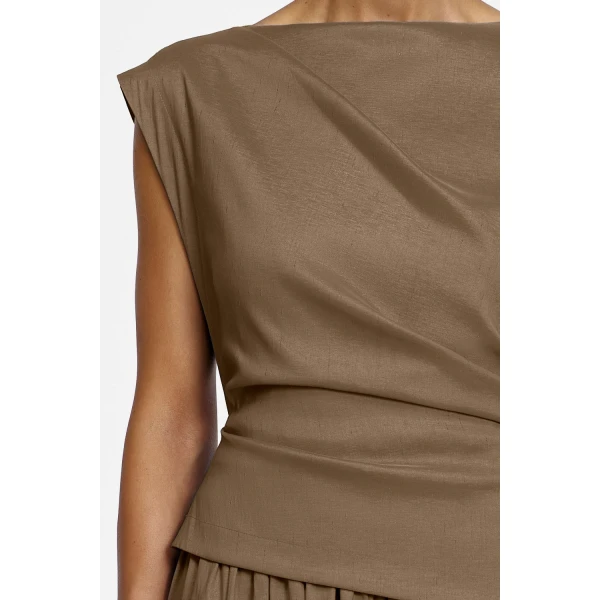 Acler Robakker Maxi Dress in Sepia, view 4