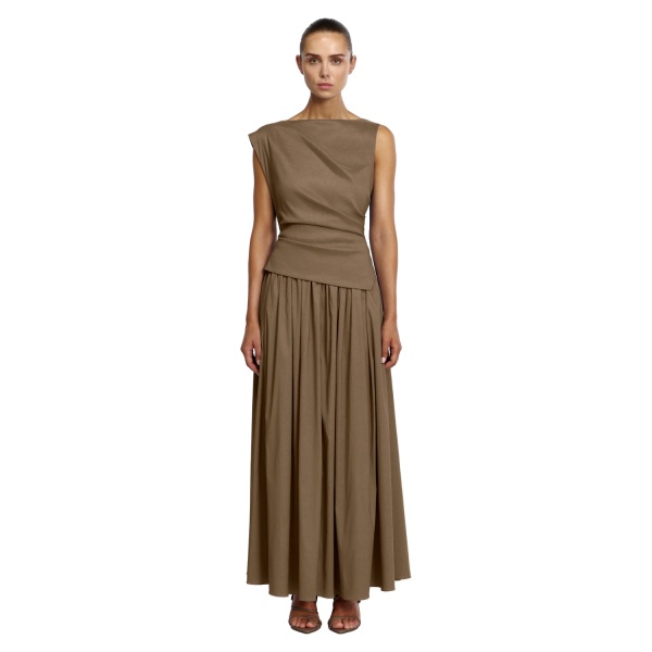 Acler Robakker Maxi Dress in Sepia
