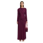 Acler Stamford Maxi Dress in Boysenberry