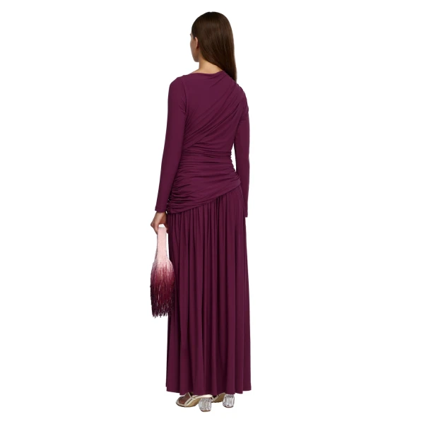 Acler Stamford Maxi Dress in Boysenberry, view 3