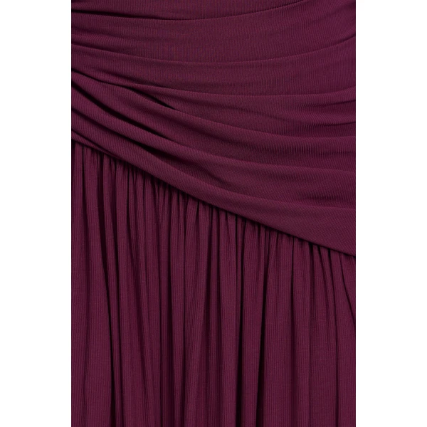 Acler Stamford Maxi Dress in Boysenberry, view 4