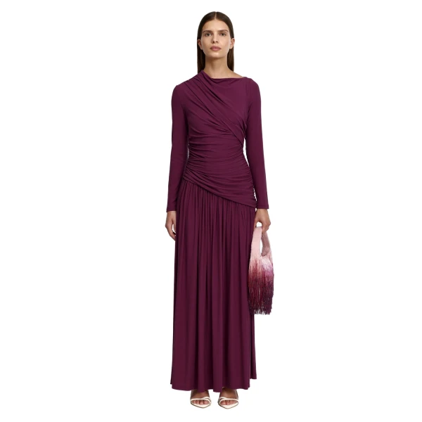 Stamford Maxi Dress in Boysenberry
