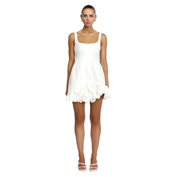 Winchester Mini Dress in Ivory