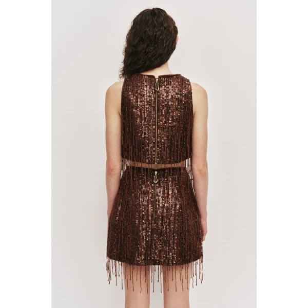 Aje Aire Sequin Top