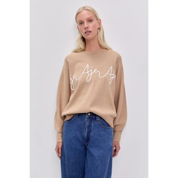 Ecru Beige knitwear