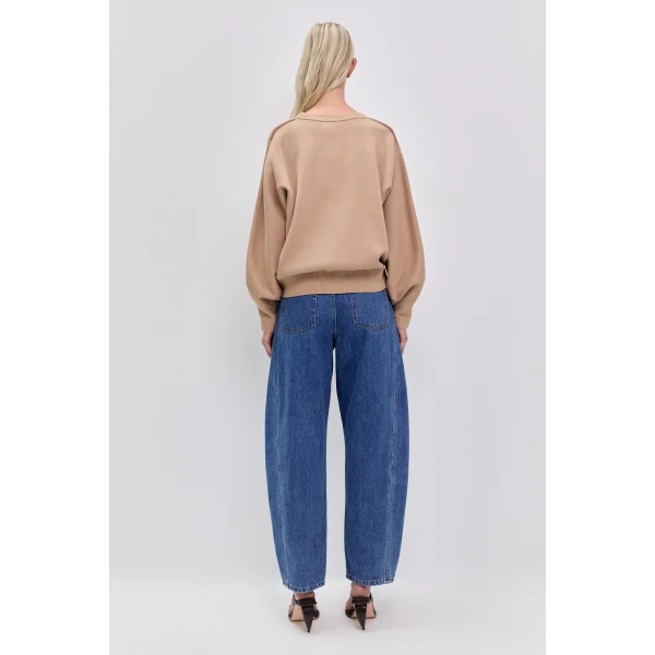 Aje Brigitte Logo Knit Jumper