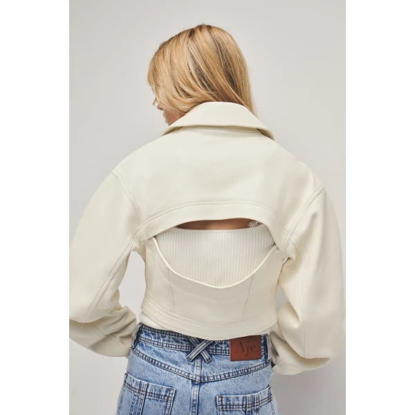 Aje Brodie Leather Jacket