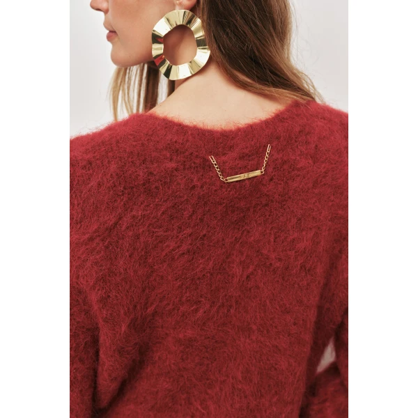 Aje Celine Fluffy Cardigan