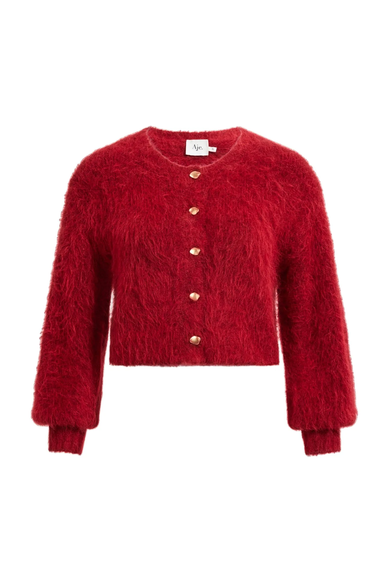 Aje Celine Fluffy Cardigan Australia Signature Knitwear – Luxury Shoes Aje Celine Fluffy Cardigan