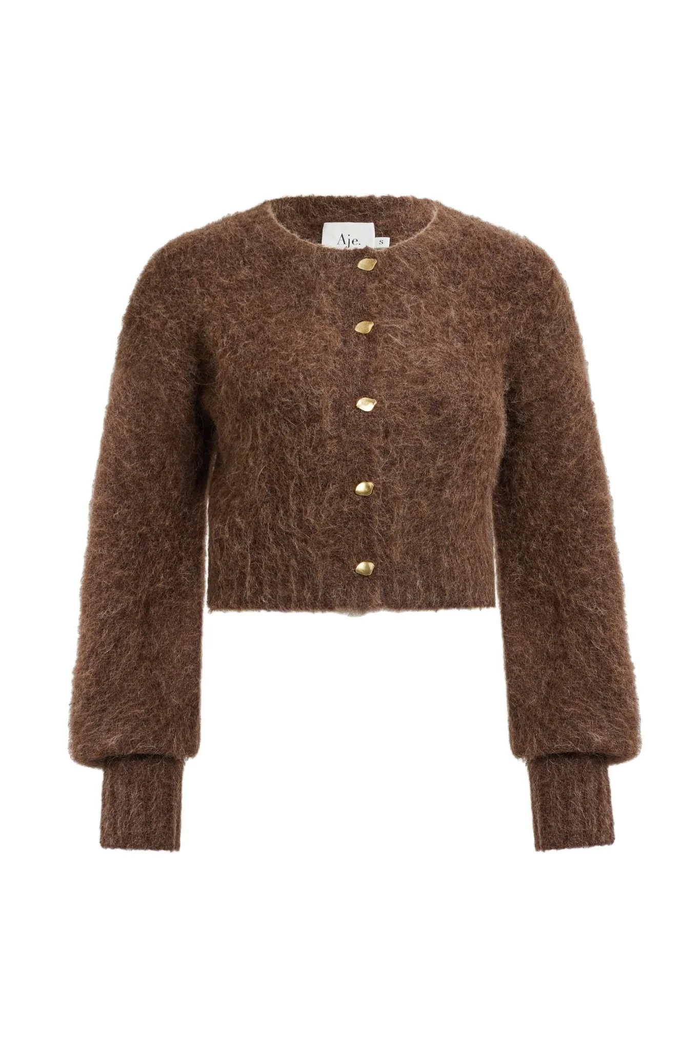Aje Celine Fluffy Cardigan Australia Signature Knitwear – Luxury Shoes Aje Celine Fluffy Cardigan