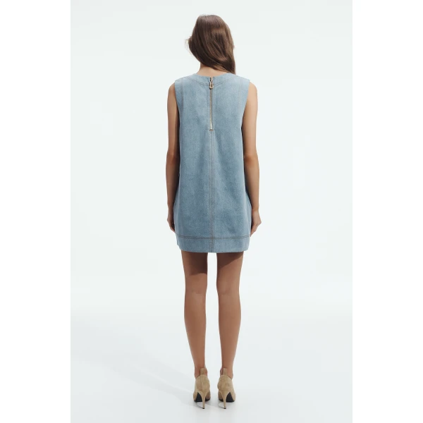Aje Daisy Denim Mini Dress