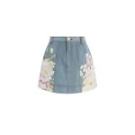 Aje Daisy Denim Mini Skirt
