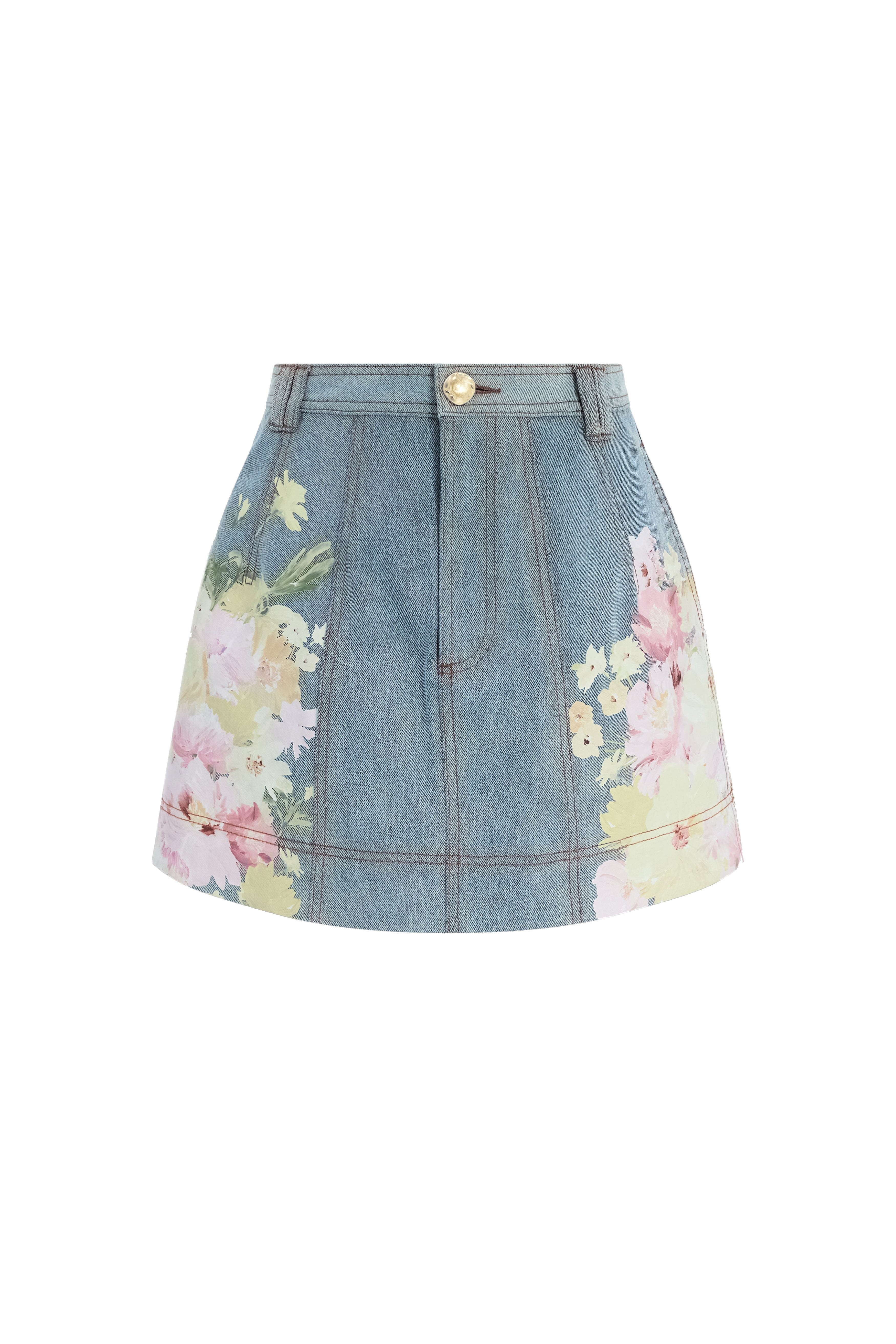 Aje Daisy Denim Mini Skirt Australia Signature Skirts – Luxury Shoes Aje Daisy Denim Mini Skirt