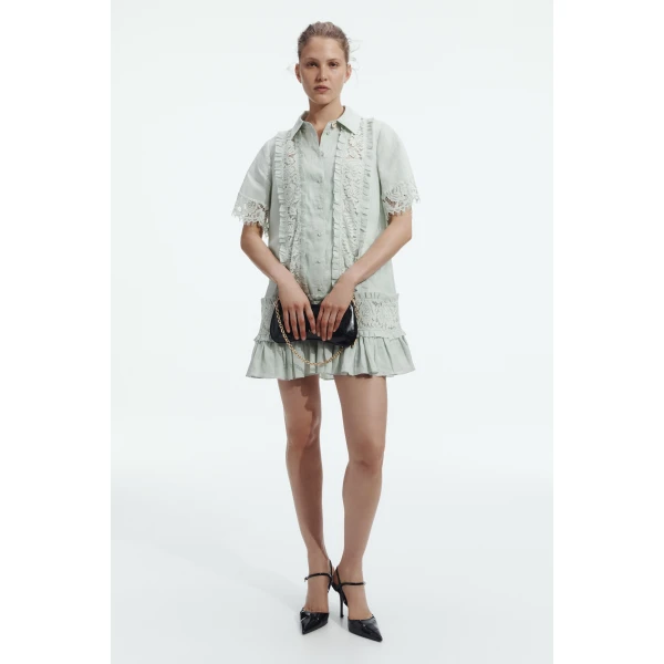 Aje Ellara Mini Shirt Dress