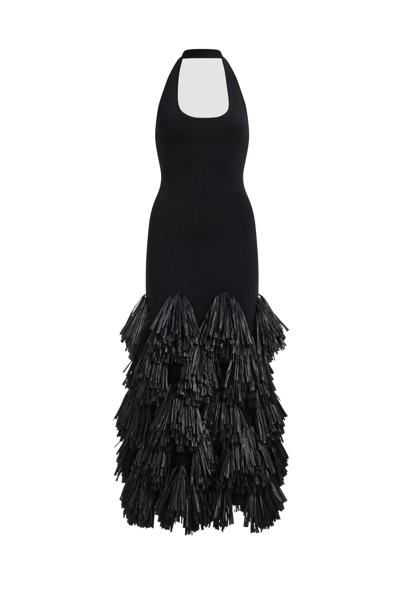 Aje Elva Raffia Knit Midi Dress Australia Signature Dresses – Luxury Shoes Aje Elva Raffia Knit Midi Dress