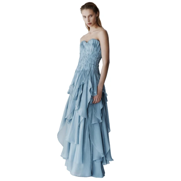 Metallic Blue dresses