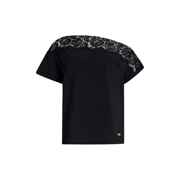 Aje Ivana Lace Neck Tee