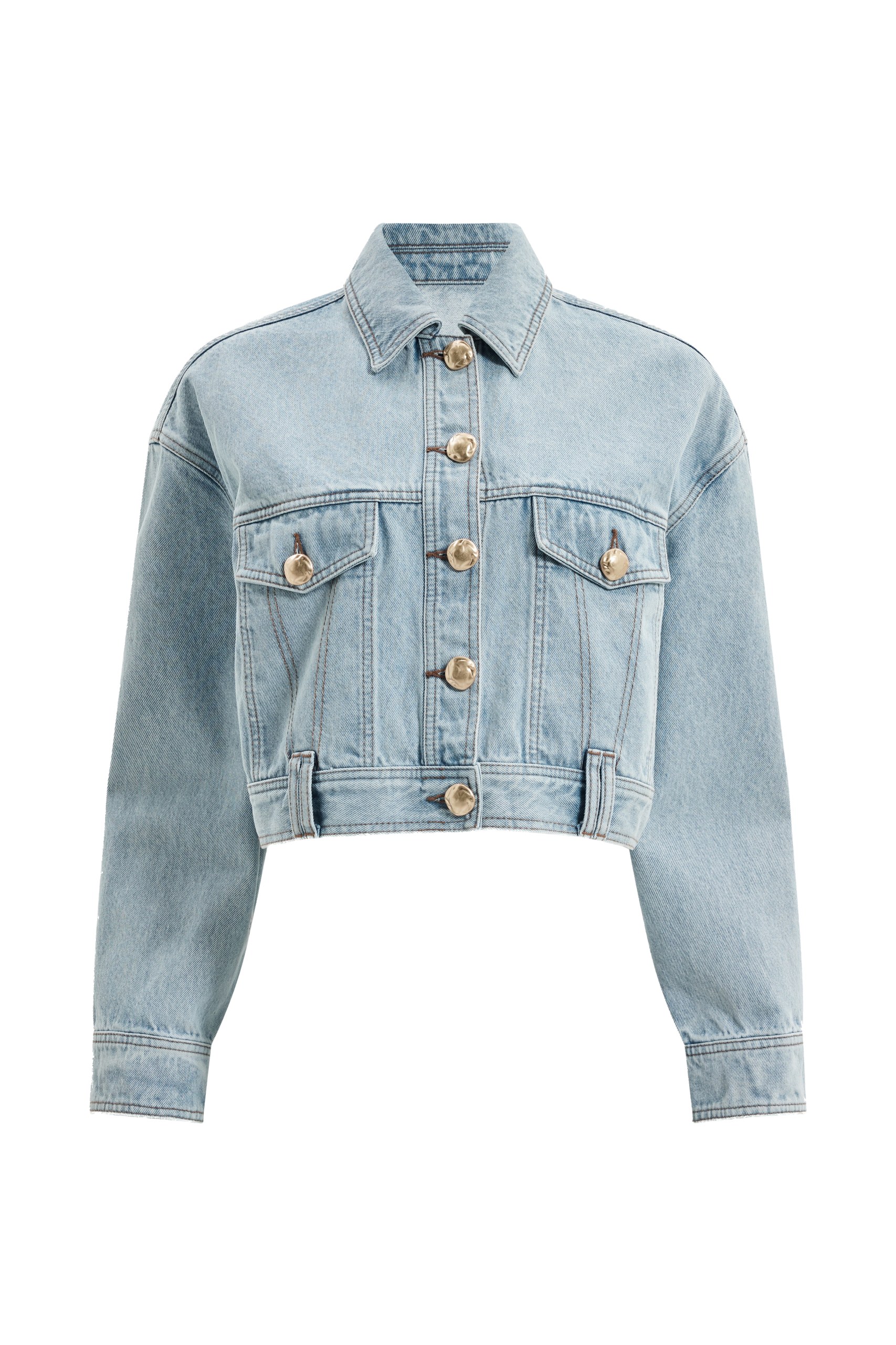 Aje Joy Curved Back Denim Jacket Australia Signature Jackets – Luxury Shoes Aje Joy Curved Back Denim Jacket