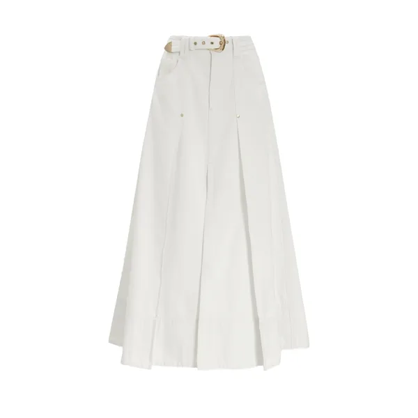 Leni Denim Midi Skirt