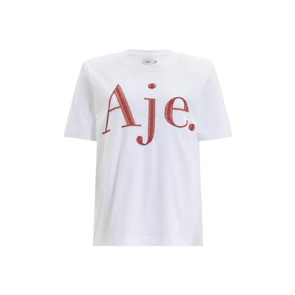 Aje Lola Embellished Logo Tee