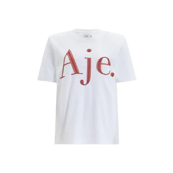 Aje Lola Embellished Logo Tee