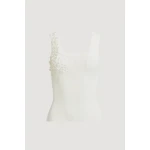 Aje Marlene Pearl Knit Tank