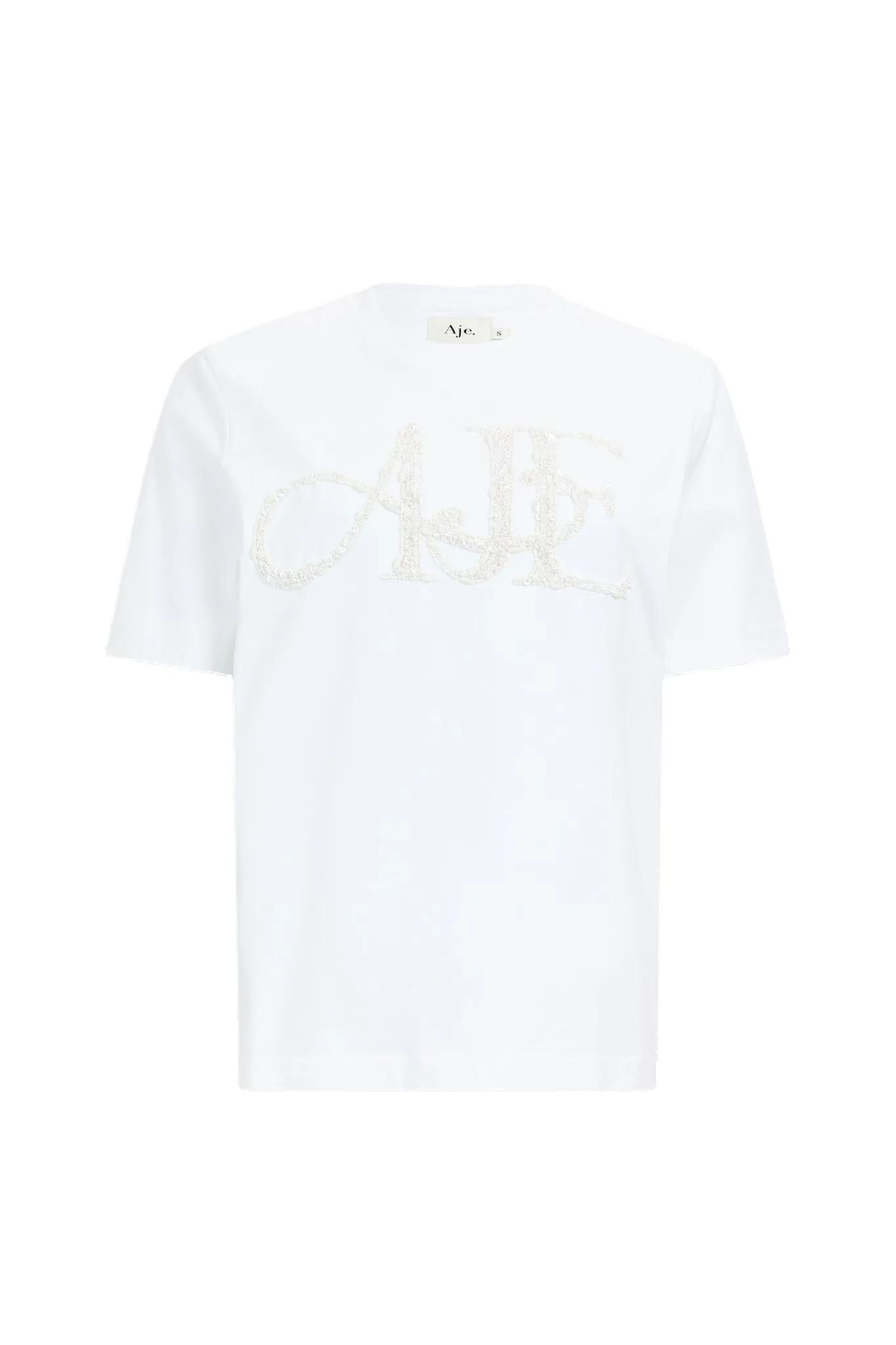 Aje Mika Embellished Tee Australia Signature Tops – Luxury Shoes Aje Mika Embellished Tee
