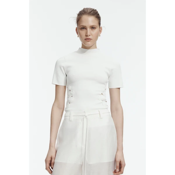 Ivory knitwear