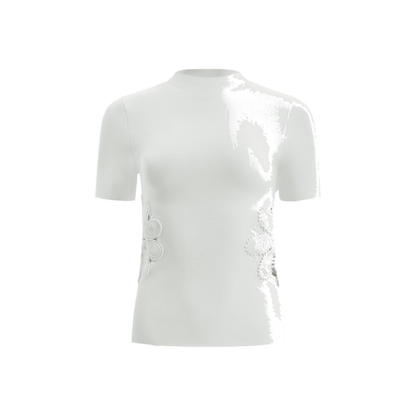 Aje Miri Slim Fit Knit Tee