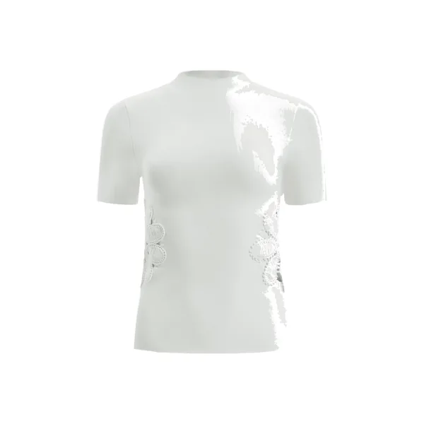 Aje Miri Slim Fit Knit Tee