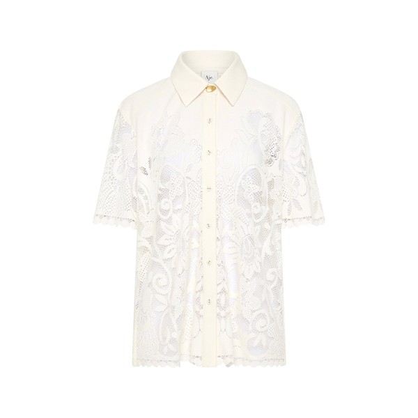 Aje Muses Lace Oversize Shirt
