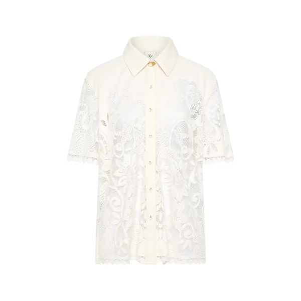 Aje Muses Lace Oversize Shirt