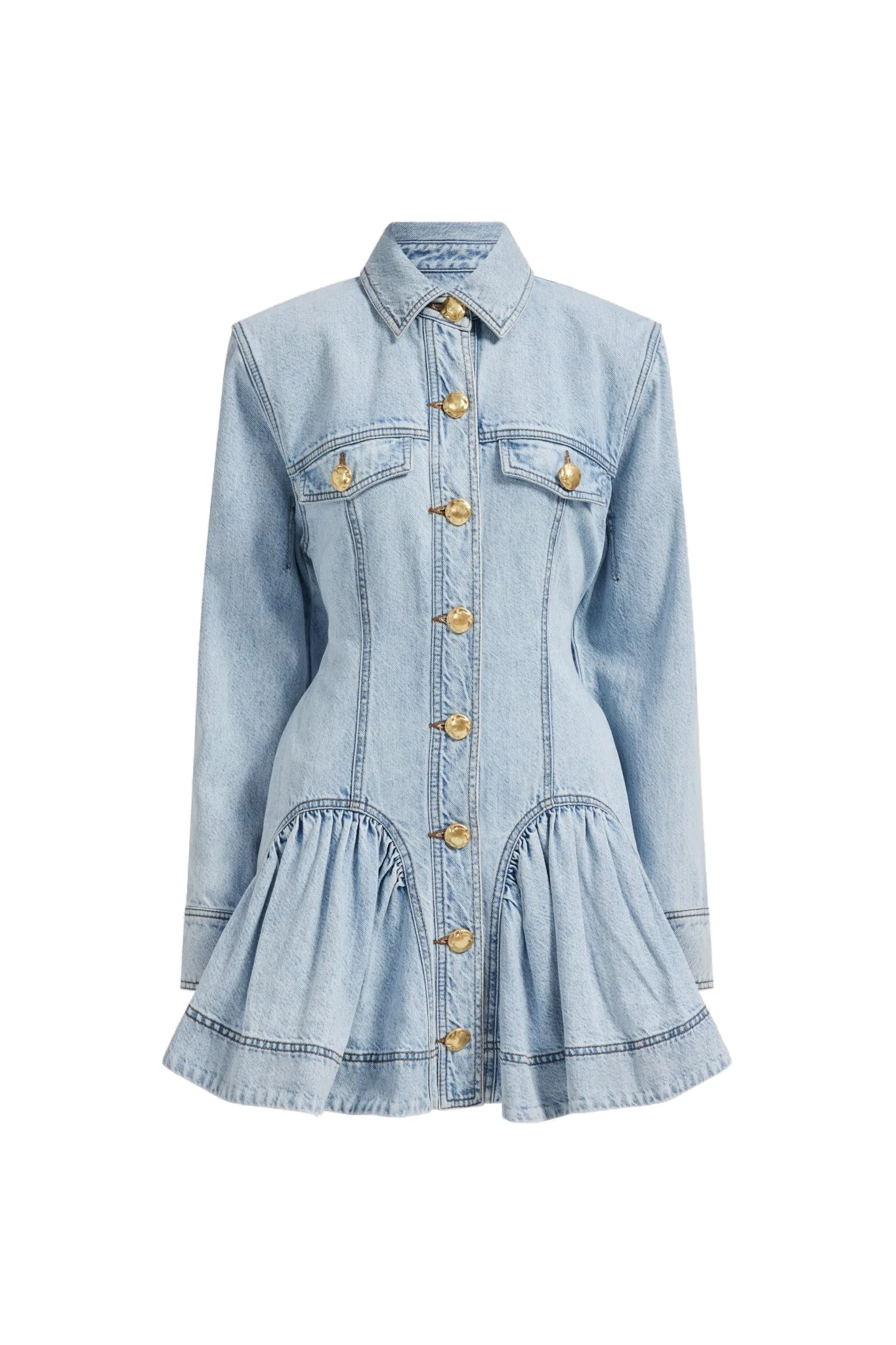 Aje Noa Denim Mini Dress Australia Signature Dresses – Luxury Shoes Aje Noa Denim Mini Dress