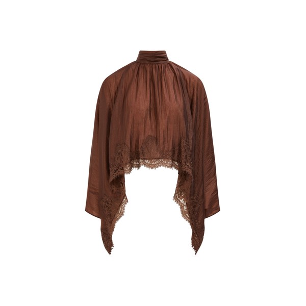 Aje Ophelia Lace Cape