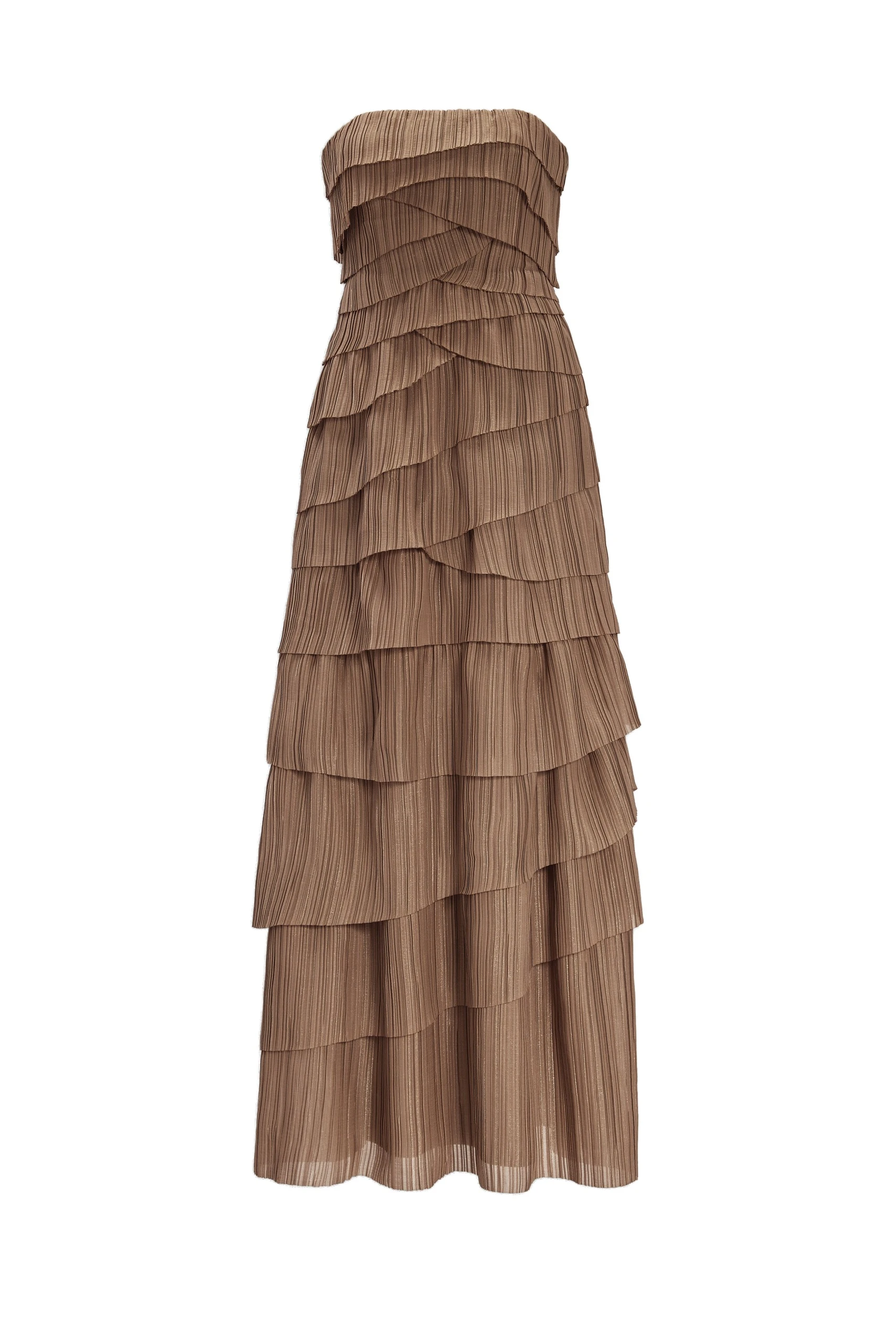 Aje Phoebe Pleated Gown Australia Signature Dresses – Luxury Shoes Aje Phoebe Pleated Gown