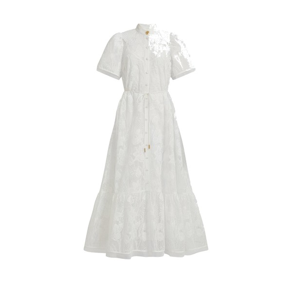 Aje Pippa Lace Midi Dress