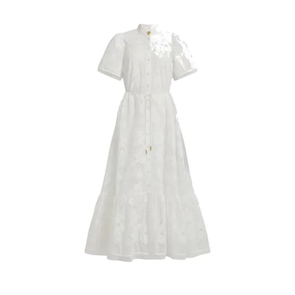 Aje Pippa Lace Midi Dress