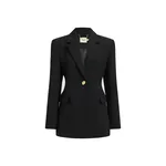 Aje Simone Pleated Back Blazer