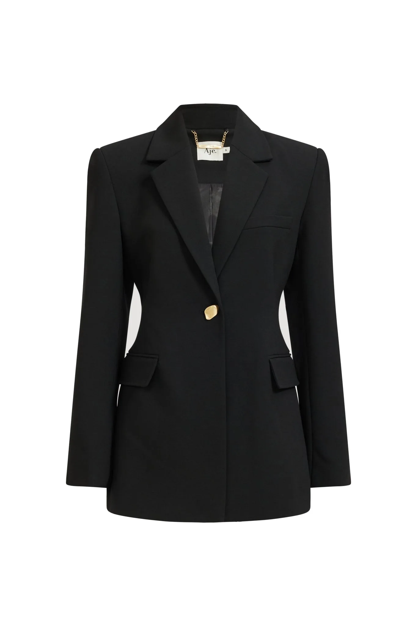 Aje Simone Pleated Back Blazer Australia Signature Jackets – Luxury Shoes Aje Simone Pleated Back Blazer