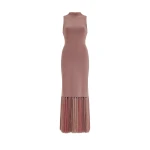 Aje Sofina Knit Tassel Midi Dress