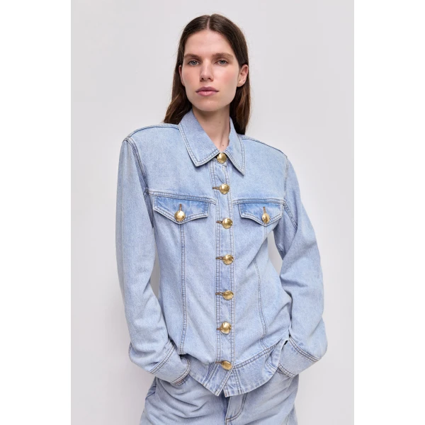 Light Wash Blue tops
