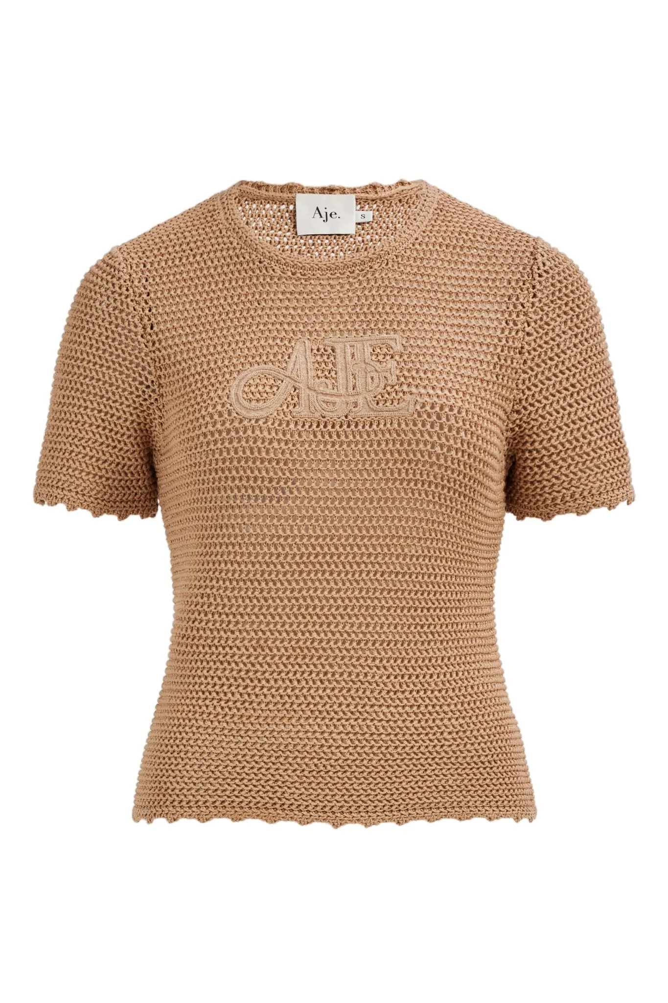 Aje Uma Slim Knit Tee Australia Signature Knitwear – Luxury Shoes Aje Uma Slim Knit Tee