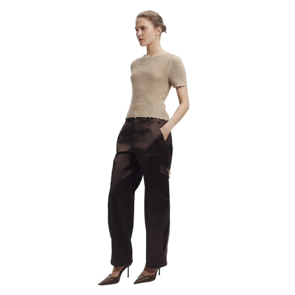 Gold knitwear
